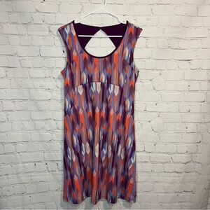 PrAna Grapevine Gemstone Calico Dress, Size Medium